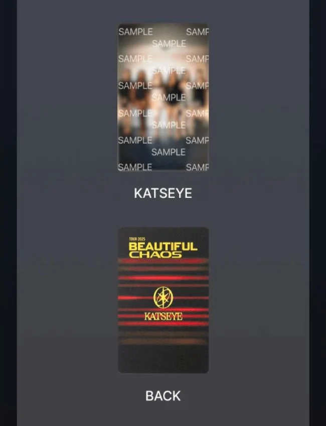 KATSEYE - THE BEAUTIFUL CHAOS OFFICIAL MD
