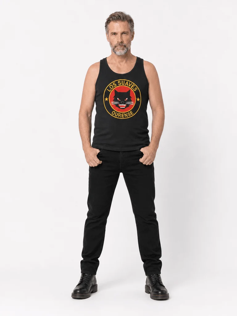 Los Suaves - Camiseta Tirantes Los Suaves "No Puedo Dejar El Rock"