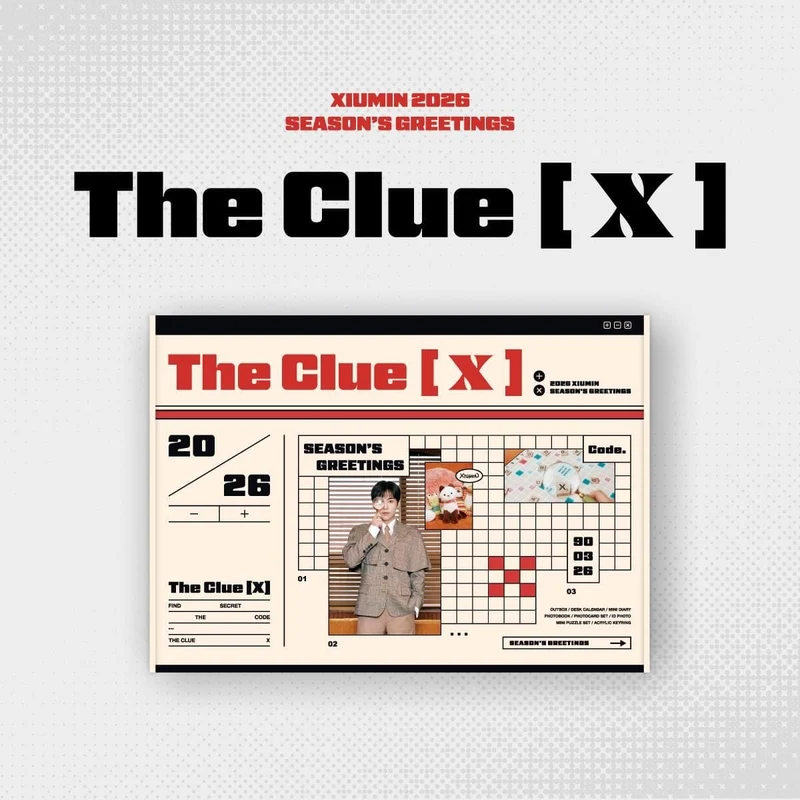XIUMIN (EXO) - 2026 SEASON'S GREETINGS (THE CLUE [X]) + Extra Photocard