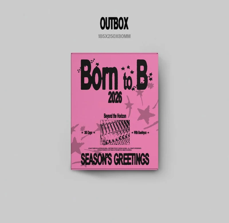 BAEKHYUN (EXO) - 2026 SEASON'S GREETINGS (BORN TO B) + Extra Photocard