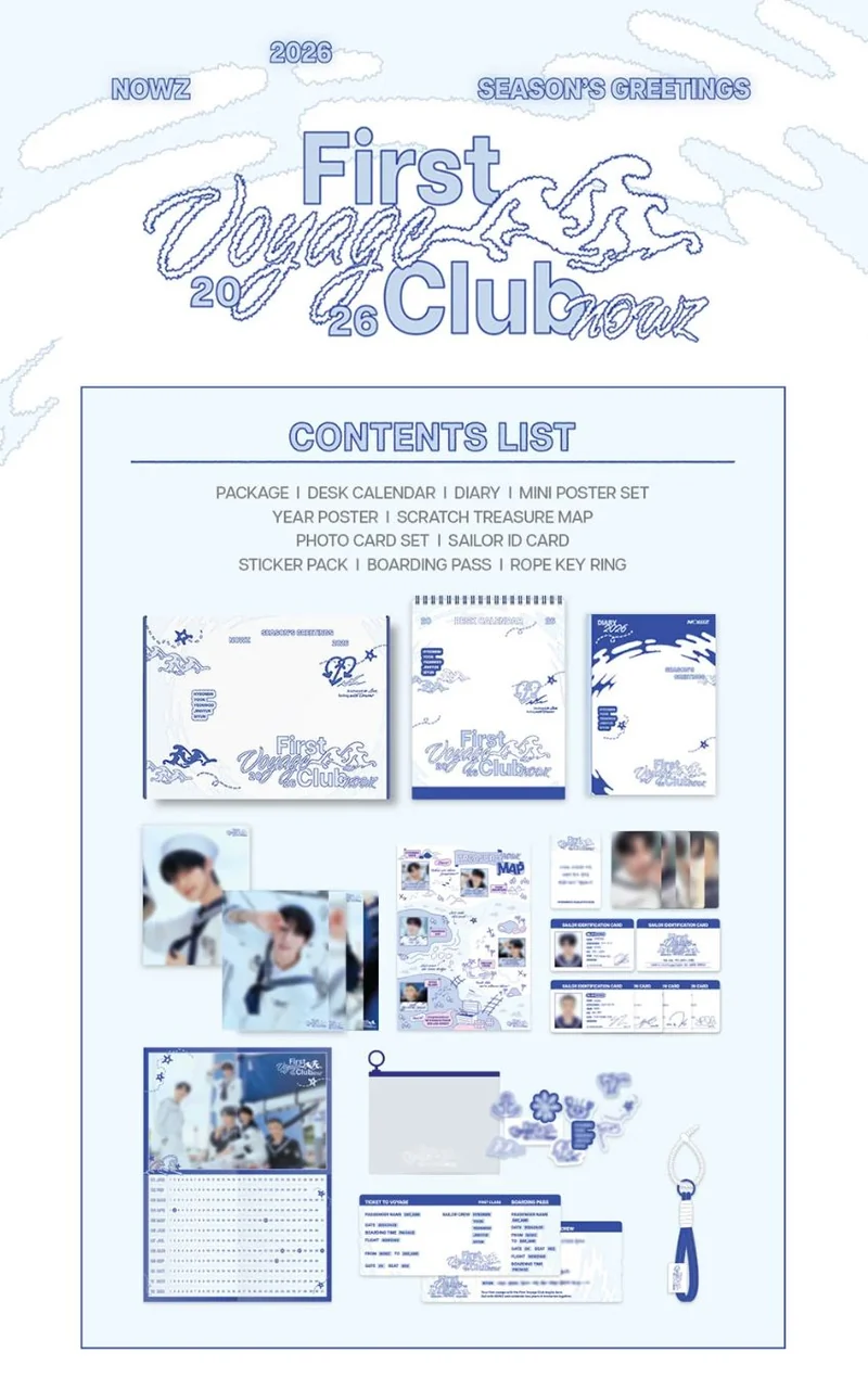 NOWZ - 2026 SEASON'S GREETINGS (FIRST VOYAGE CLUB)