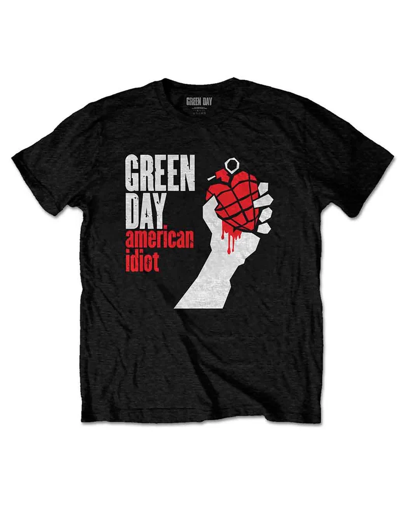 Green Day - Camiseta "American Idiot" Unisex