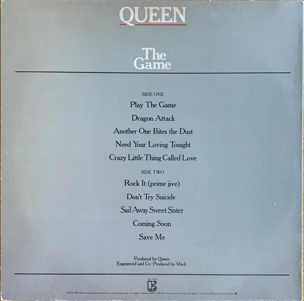 Queen ‎| The Game