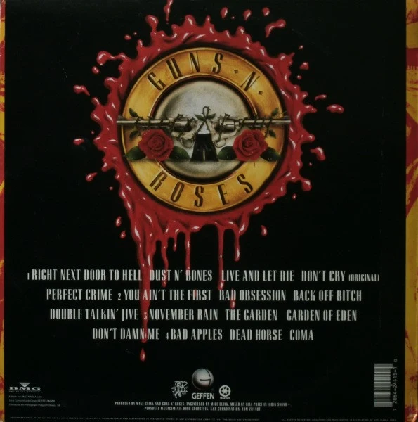 2LP Guns N' Roses ‎| Use Your Illusion I