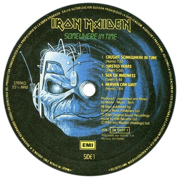 Iron Maiden ‎| Somewhere In Time