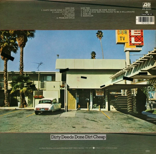 AC/DC ‎| Dirty Deeds Done Dirt Cheap
