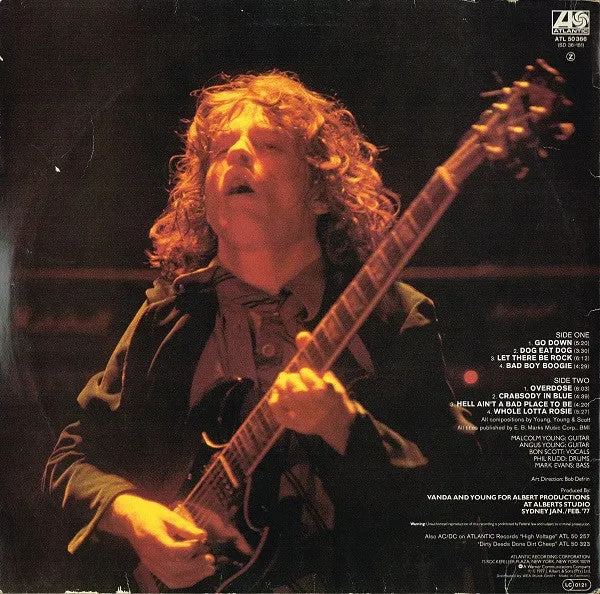 AC/DC ‎| Let There Be Rock