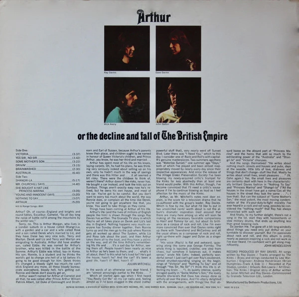 The Kinks | Arthur Or The Decline And Fall Of The British Empire