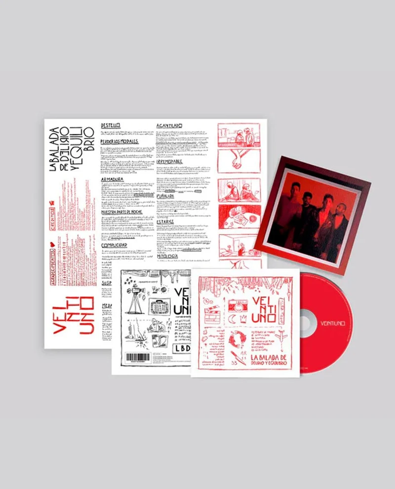 Veintiuno - CD + Postal FIRMADA "La balada de Delirio y Equilibrio"