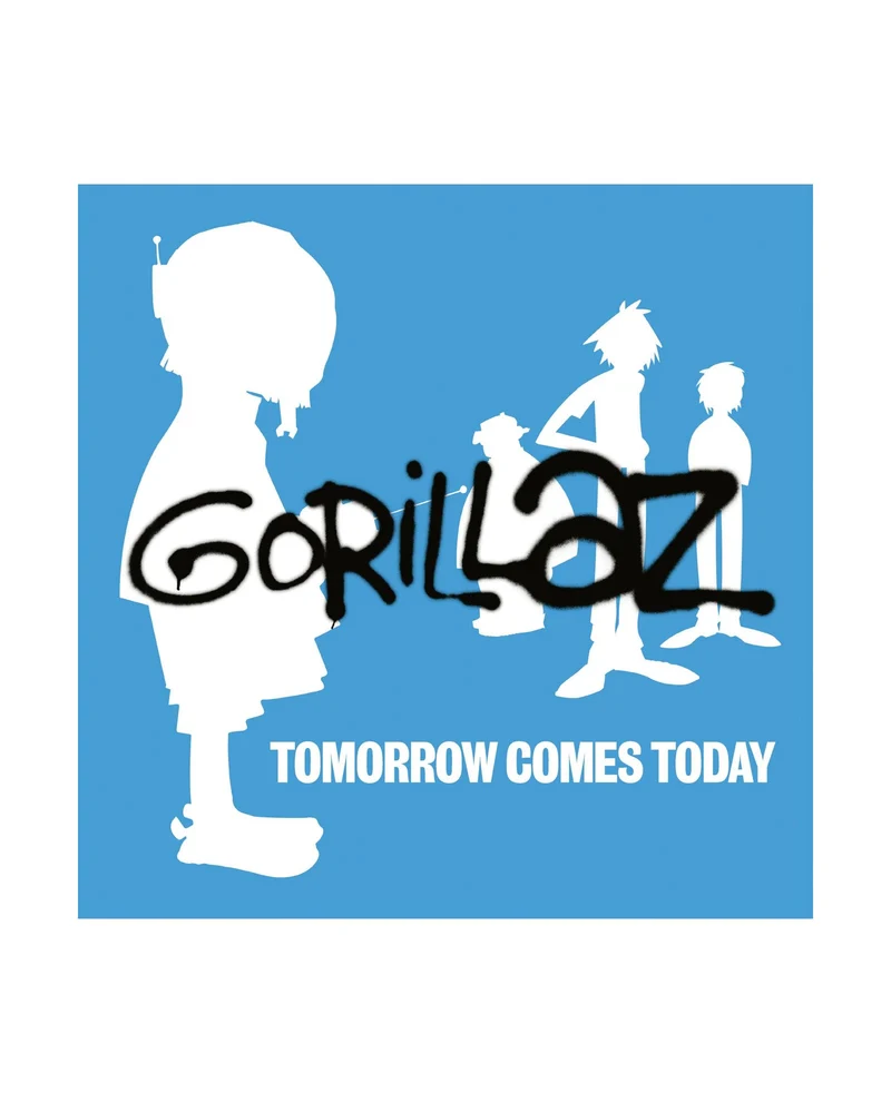 Gorillaz - EP Vinilo Azul y Blanco "Tomorrow comes today"