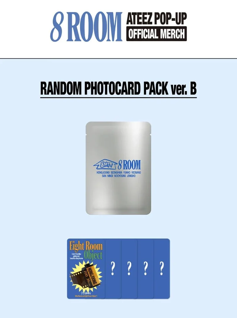 ATEEZ - 8ROOM 7TH ANNIVERSARY POP-UP OFFICIAL MD