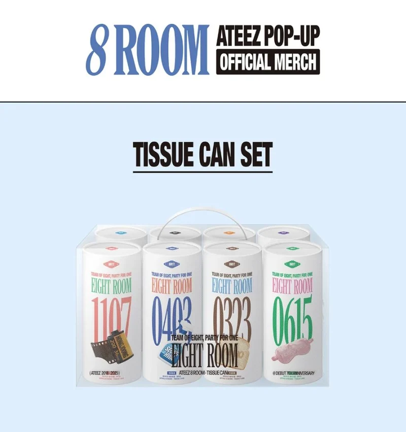 ATEEZ - 8ROOM 7TH ANNIVERSARY POP-UP OFFICIAL MD