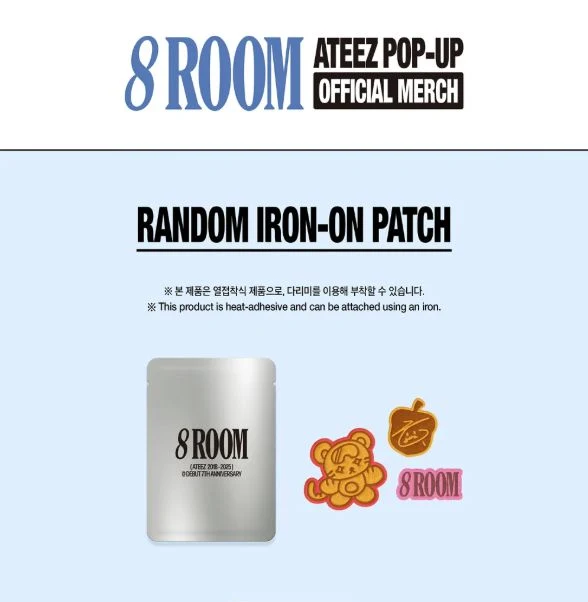 ATEEZ - 8ROOM 7TH ANNIVERSARY POP-UP OFFICIAL MD