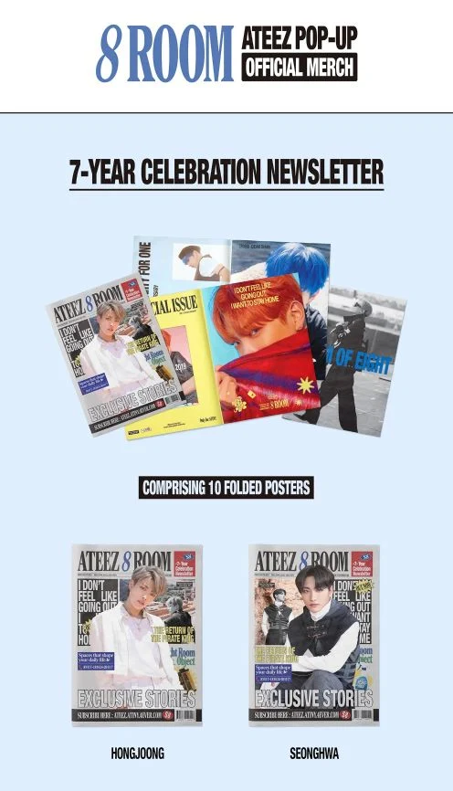 ATEEZ - 8ROOM 7TH ANNIVERSARY POP-UP OFFICIAL MD 2