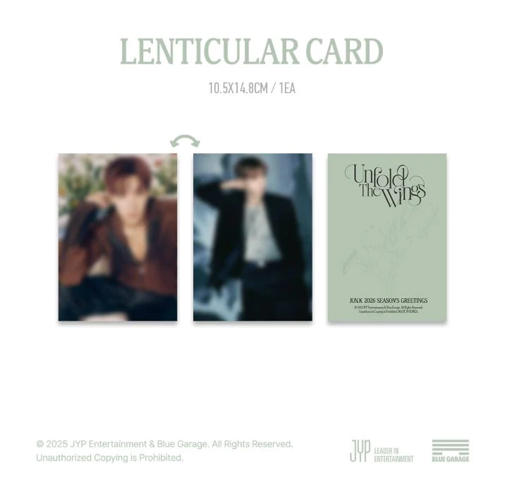 JUN.K (2PM) - 2026 SEASON'S GREETINGS (UNFOLD THE WINGS) + Special Photocard