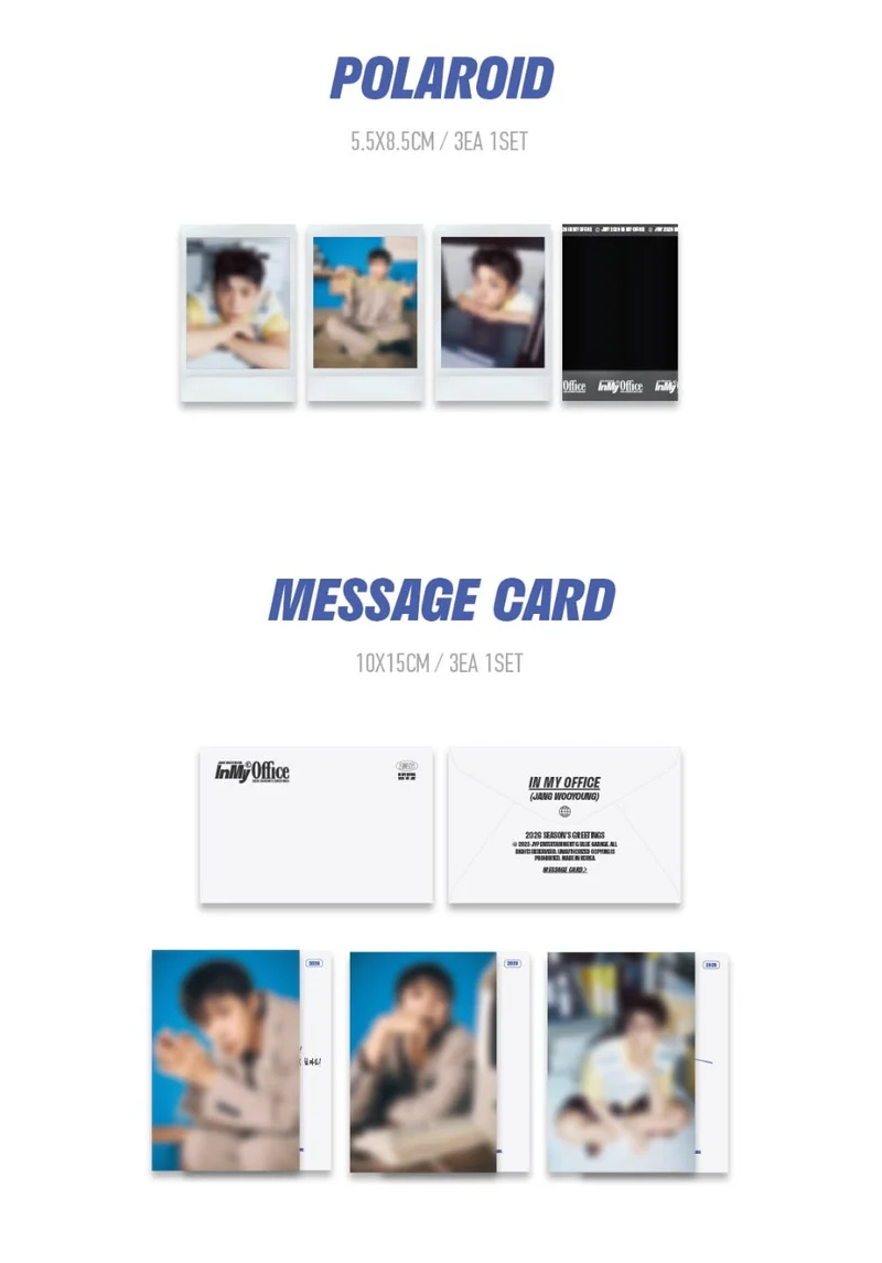 JANG WOOYOUNG (2PM) - 2026 SEASON'S GREETINGS (IN MY OFFICE) + Special Photocard