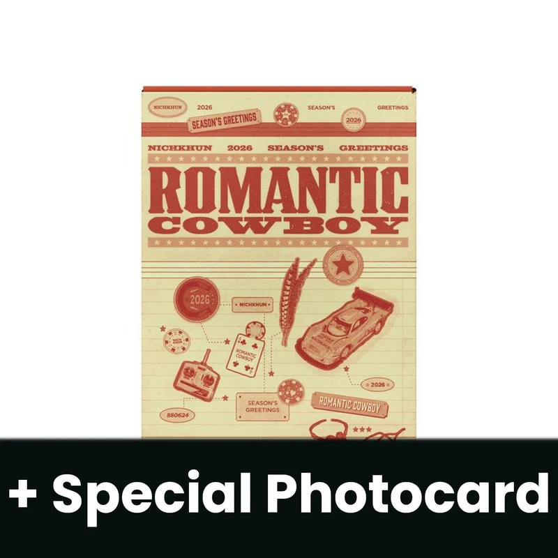 NICHKHUN (2PM) - 2026 SEASON'S GREETINGS (ROMANTIC COWBOY) + Special Photocard