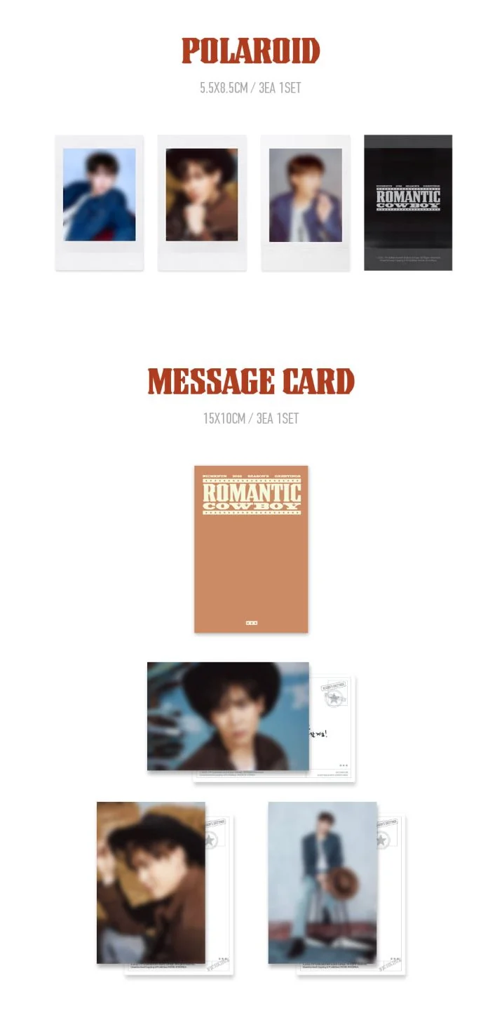 NICHKHUN (2PM) - 2026 SEASON'S GREETINGS (ROMANTIC COWBOY) + Special Photocard