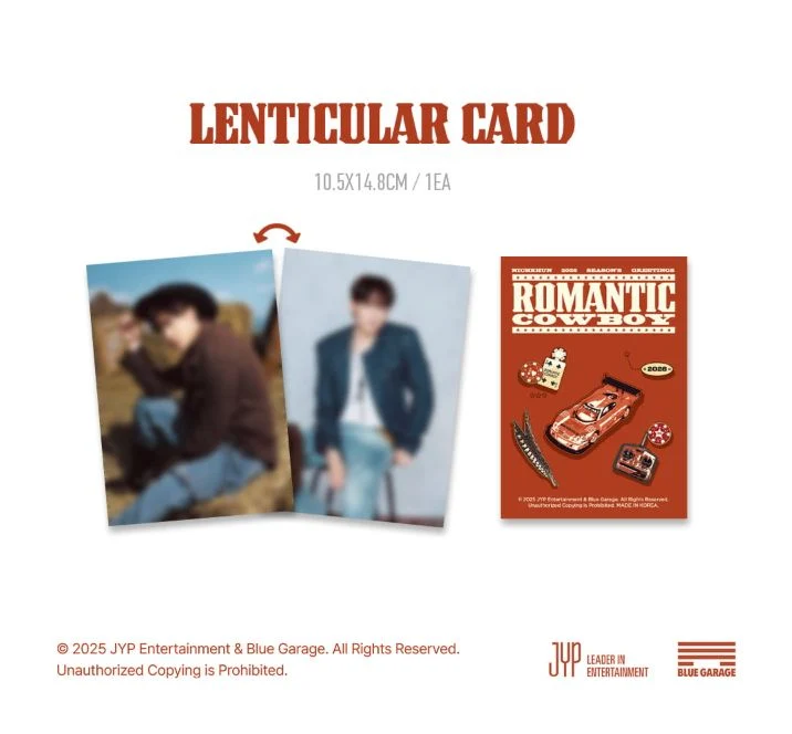 NICHKHUN (2PM) - 2026 SEASON'S GREETINGS (ROMANTIC COWBOY) + Special Photocard