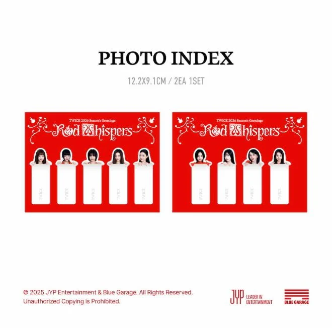 TWICE - 2026 SEASON'S GREETINGS (RED WHISPERS)