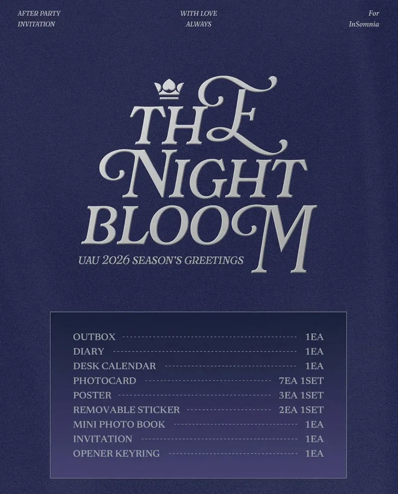 UAU (DREAMCATCHER) – 2026 SEASON'S GREETINGS (THE NIGHT BLOOM)