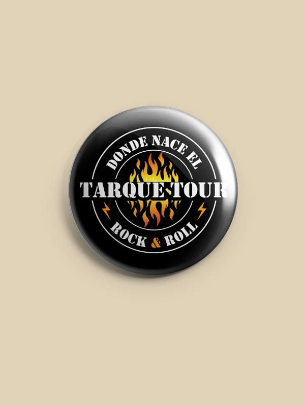 Tarque - Chapa "Donde nace el Rock&Roll" 38mm