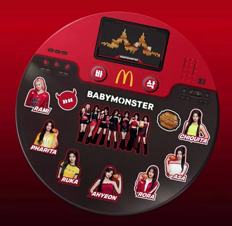 [BABYMONSTER] Mcdonald's Sticker