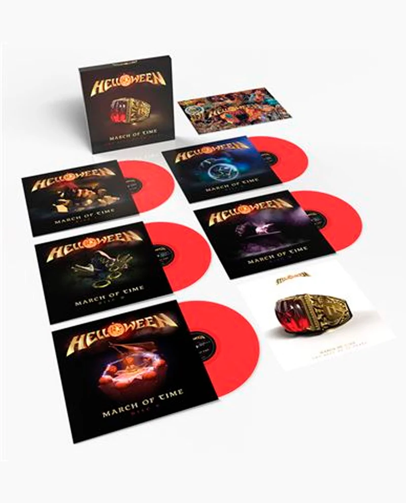 Helloween - Box 5LP Vinilo "March of time - The Best Of 40 Years"