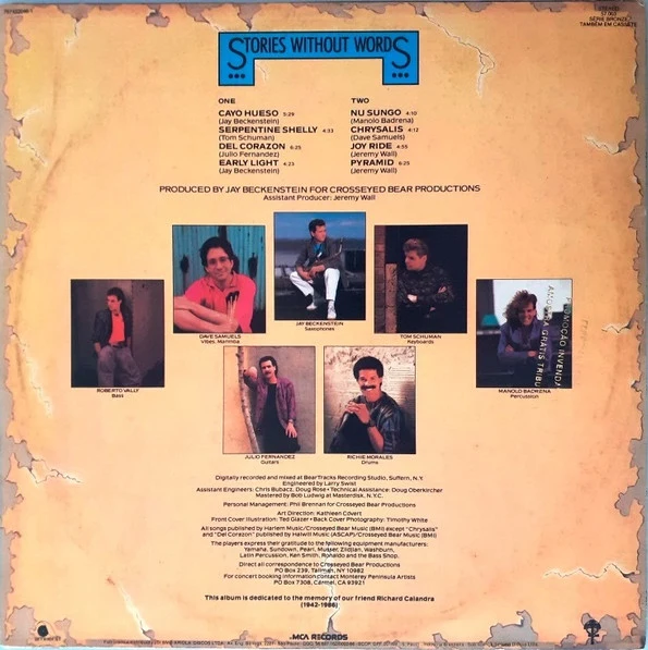 Spyro Gyra ‎| Stories Without Words