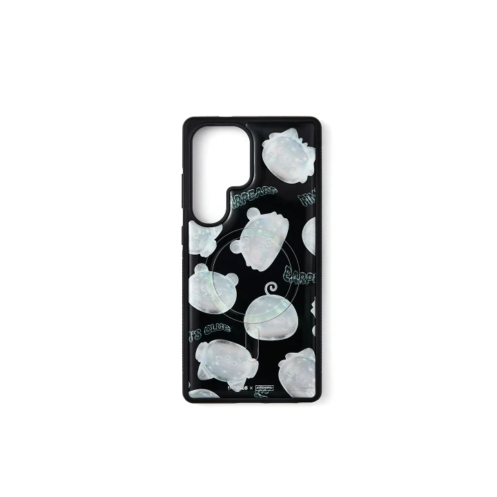 [LE SSERAFIM] Fim's Club x Earp Earp : Mobile Phone Case (Black Pattern Ver.) (Magsafe)