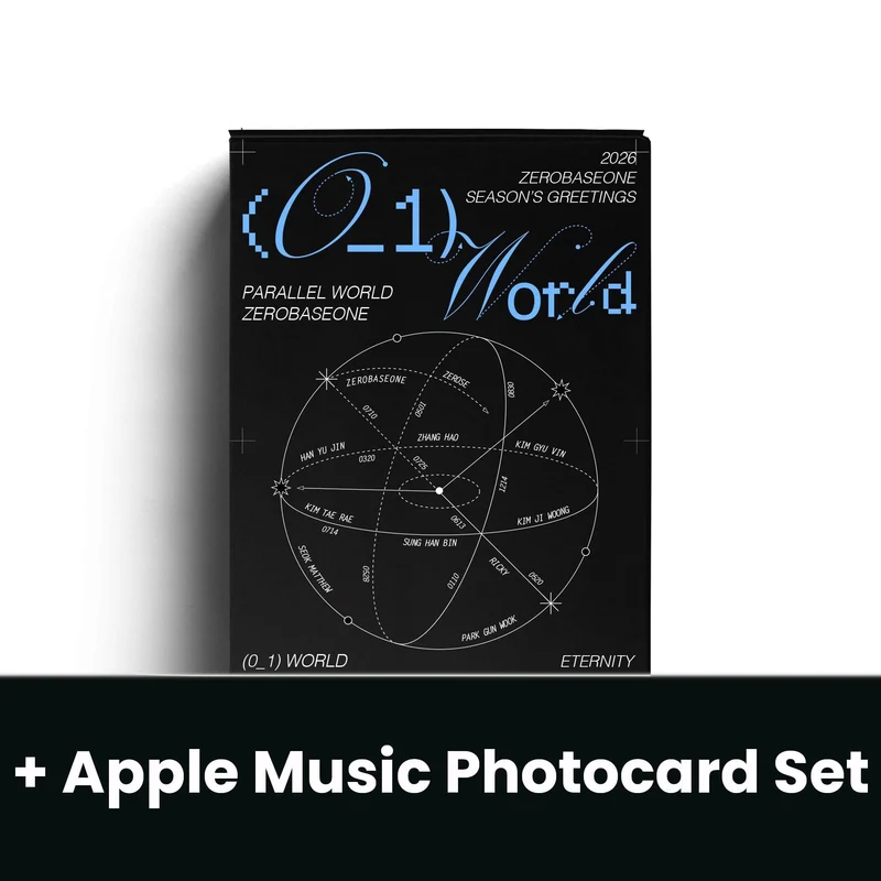 ZB1 - 2026 SEASON'S GREETINGS ((0_1) WORLD) + Apple Music Photocard Set