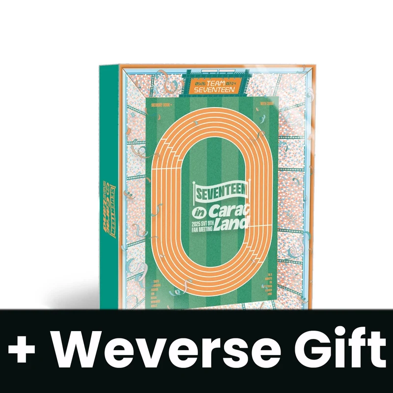 SEVENTEEN - 2025 SVT 9TH FAN MEETING SEVENTEEN IN CARAT LAND (MEMORY BOOK+) + Weverse Gift