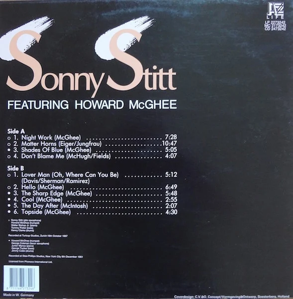 Sonny Stitt Featuring Howard McGhee
