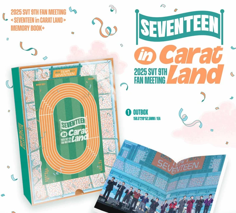 SEVENTEEN - 2025 SVT 9TH FAN MEETING SEVENTEEN IN CARAT LAND (MEMORY BOOK+)