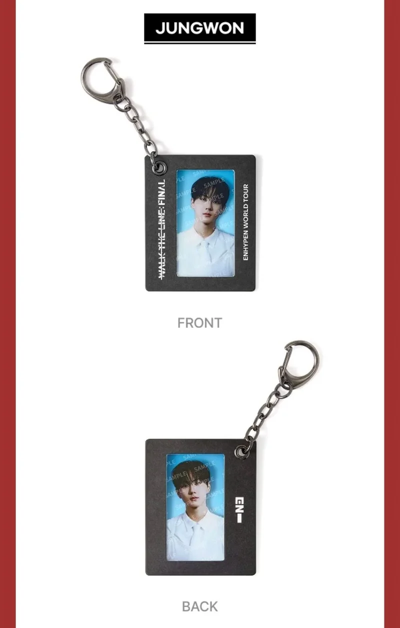 ENHYPEN - FILM FRAME KEYRING (WALK THE LINE : FINAL WORLD TOUR OFFICIAL MD)