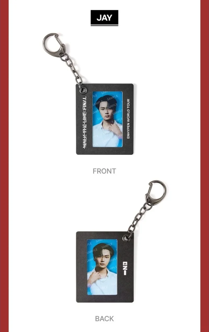 ENHYPEN - FILM FRAME KEYRING (WALK THE LINE : FINAL WORLD TOUR OFFICIAL MD)