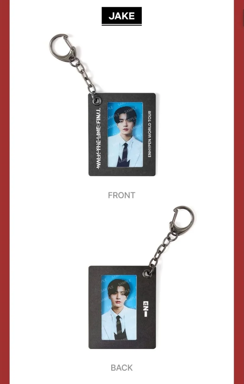 ENHYPEN - FILM FRAME KEYRING (WALK THE LINE : FINAL WORLD TOUR OFFICIAL MD)