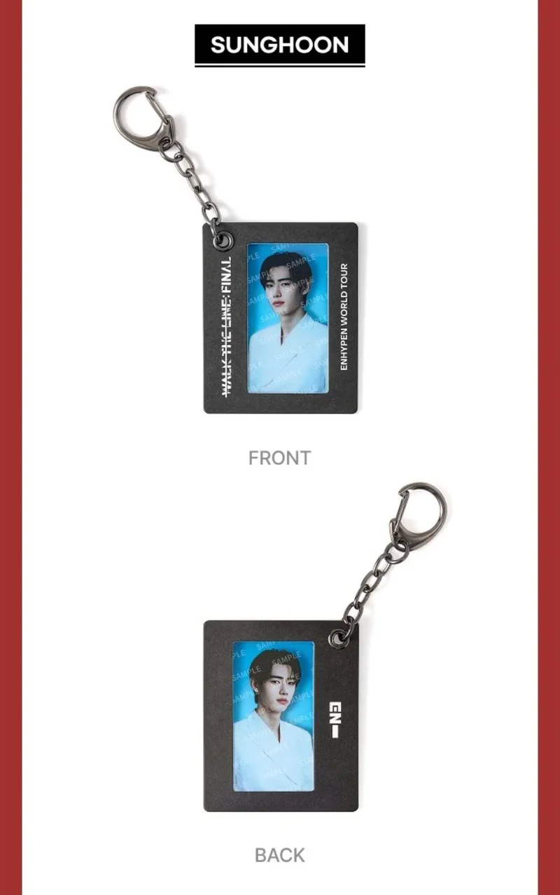 ENHYPEN - FILM FRAME KEYRING (WALK THE LINE : FINAL WORLD TOUR OFFICIAL MD)
