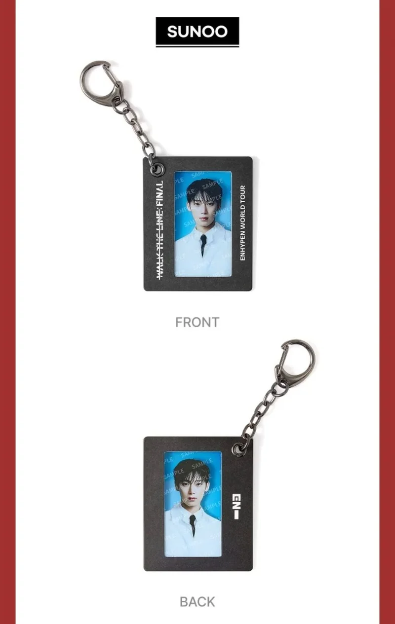 ENHYPEN - FILM FRAME KEYRING (WALK THE LINE : FINAL WORLD TOUR OFFICIAL MD)