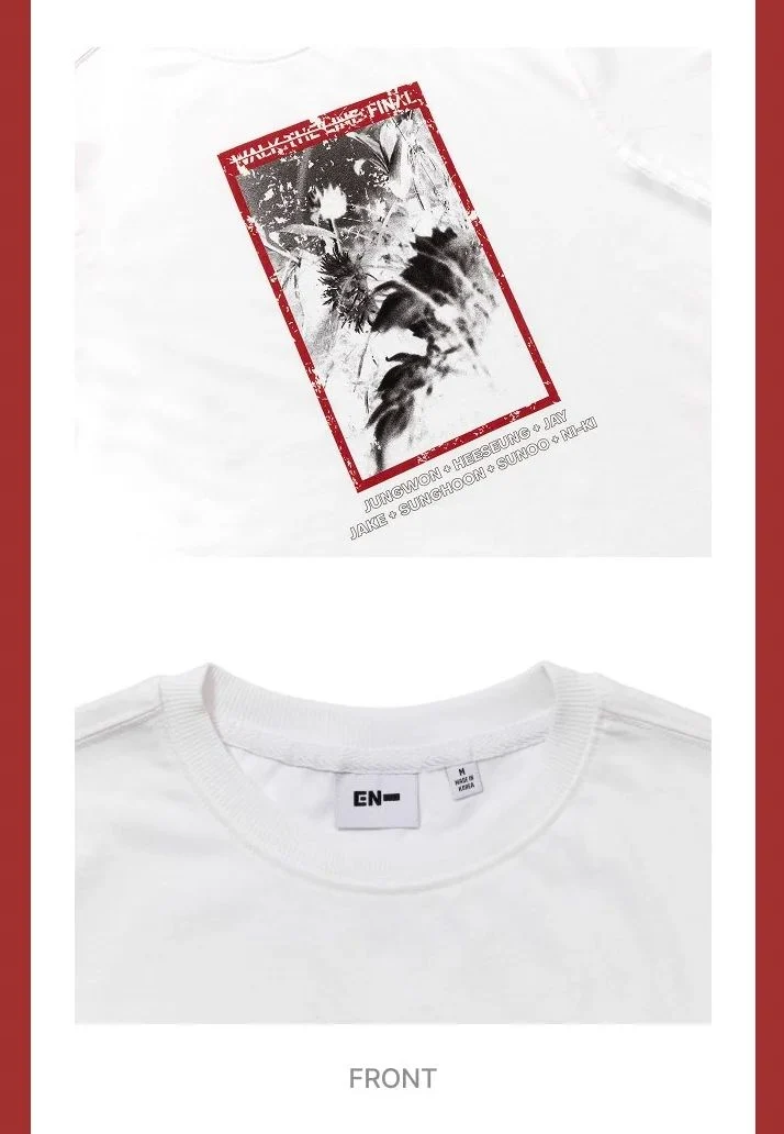 ENHYPEN - T-SHIRTS & HOODIE (WALK THE LINE : FINAL WORLD TOUR OFFICIAL MD)