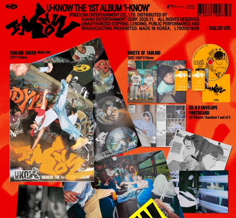 U-KNOW YUNHO (TVXQ!) - I-KNOW (TABLOID VER.)