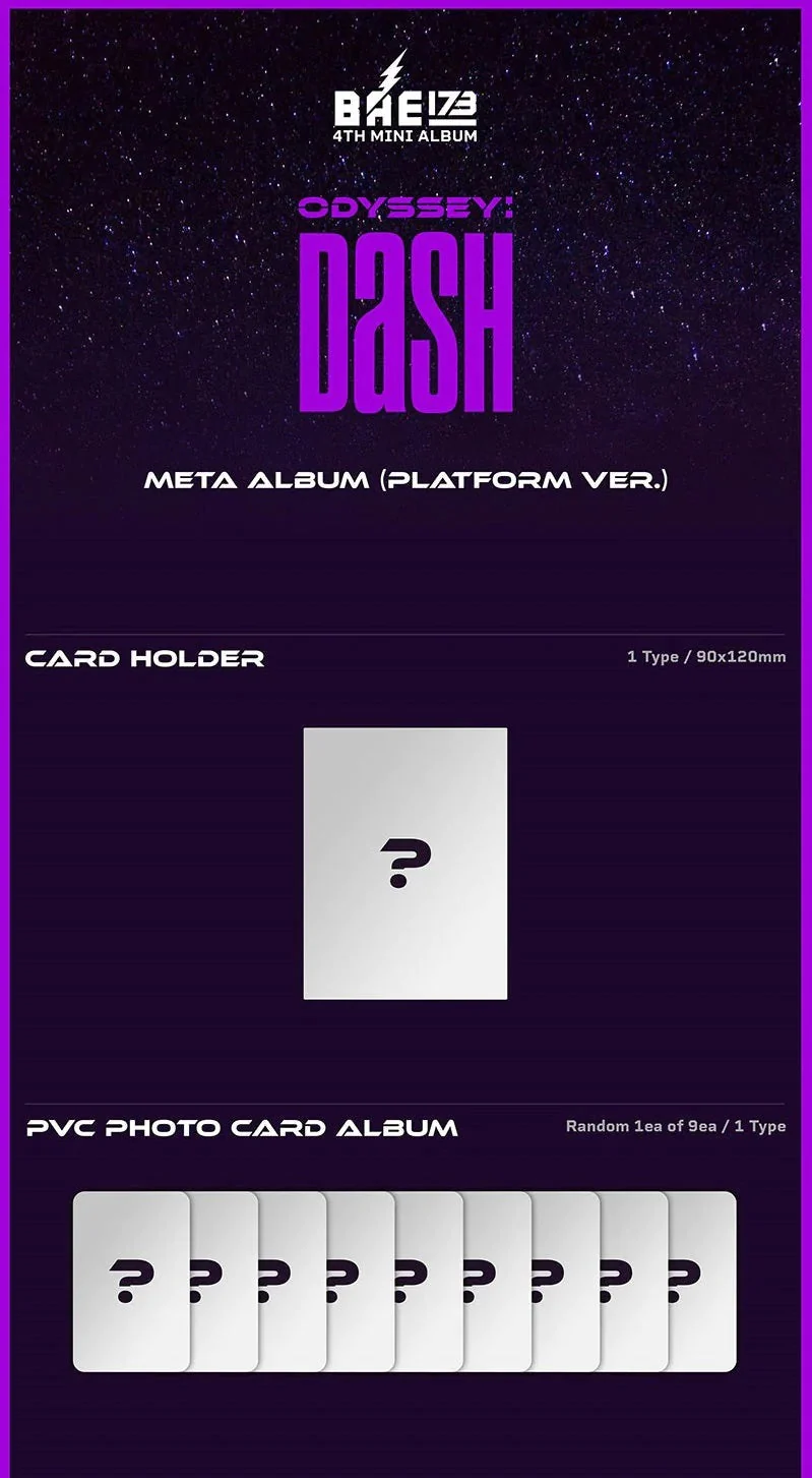 BAE173 - ODYSSEY DASH (PLATFORM VER.) 4TH MINI ALBUM
