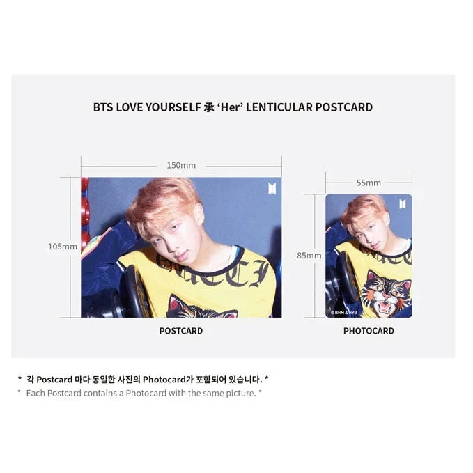 BTS Lenticular Postcard VER.2 (Persona / Her)