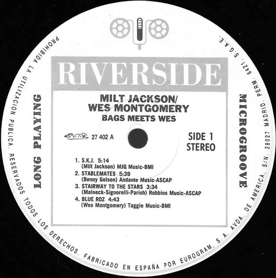 Milt Jackson and Wes Montgomery | Bags Meets Wes!