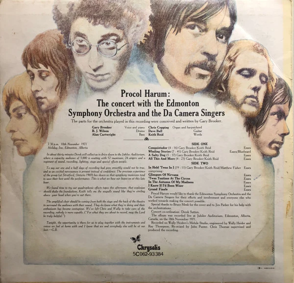 Procol Harum ‎| Live - In Concert With The Edmonton Symphony Orchestra