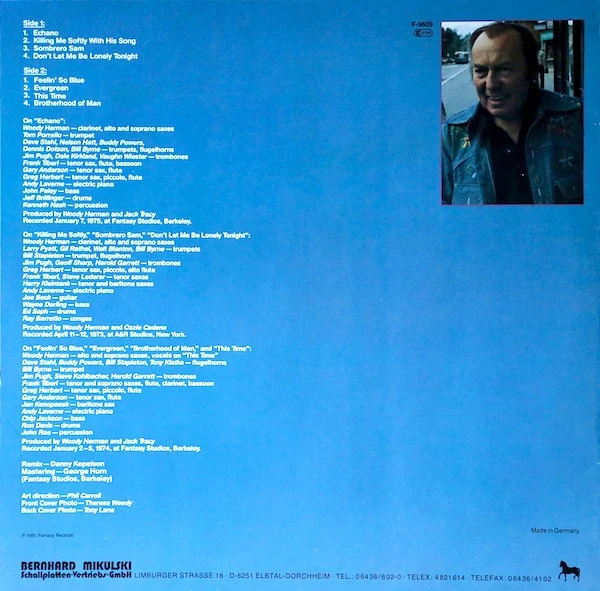 Woody Herman ‎| Feelin' So Blue