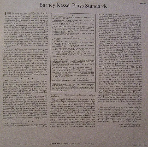 Barney Kessel | Kessel Plays Standards. Barney Kessel, Vol. 2