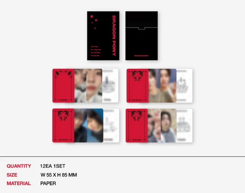 DRAGON PONY - PHOTOCARD PACK (1ST ANNIVERSARY MD)