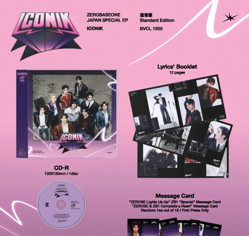 ZB1 - ICONIK (JAPAN SPECIAL EP) (STANDARD EDITION)