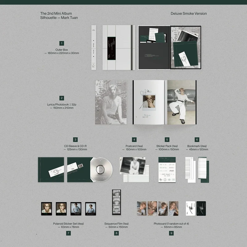 MARK TUAN (GOT7) - SILHOUETTE (DELUXE VER.)